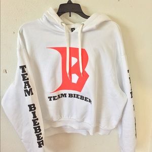 Justin Bieber Purpose Tour Cropped Hoodie